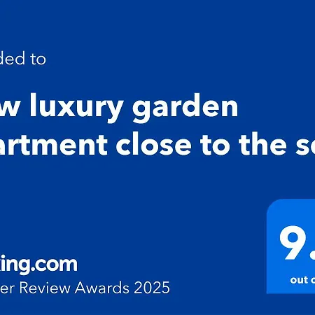 New Luxury Garden Close To The Sea